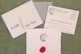 Massage Works gift certificates